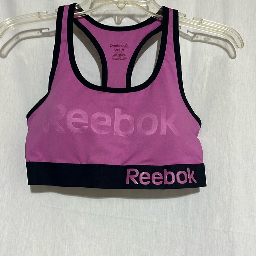 Reebok padded sports bra size small